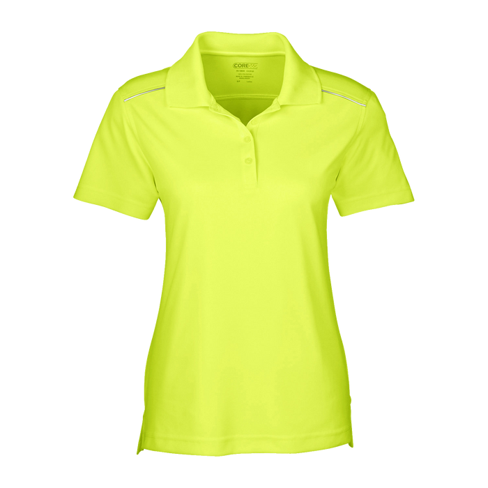 78181R Ladies' Radiant Performance Pique Polo with Reflective Piping