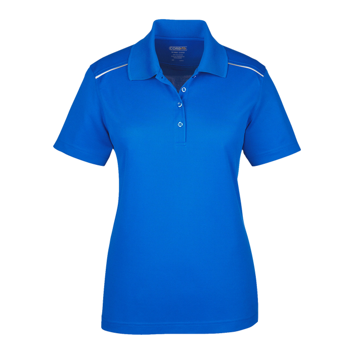 78181R Ladies' Radiant Performance Pique Polo with Reflective Piping