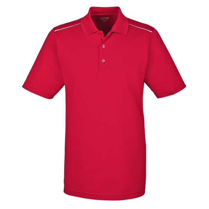 88181R Men's Radiant Performance Pique Polo with Reflective Piping