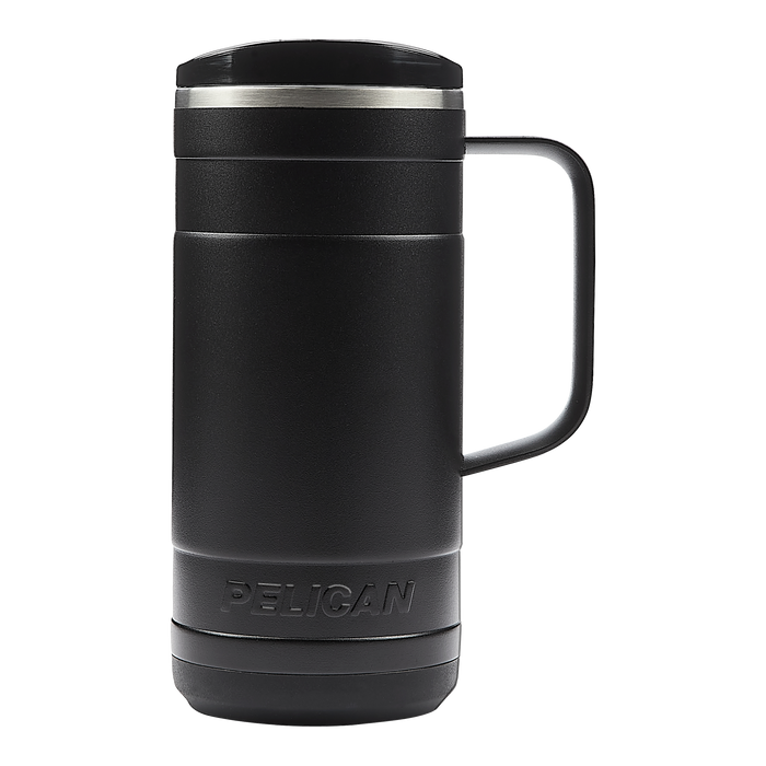 PL1009 Ridge 18 oz. Recycled Double Wall Stainless Steel Mug