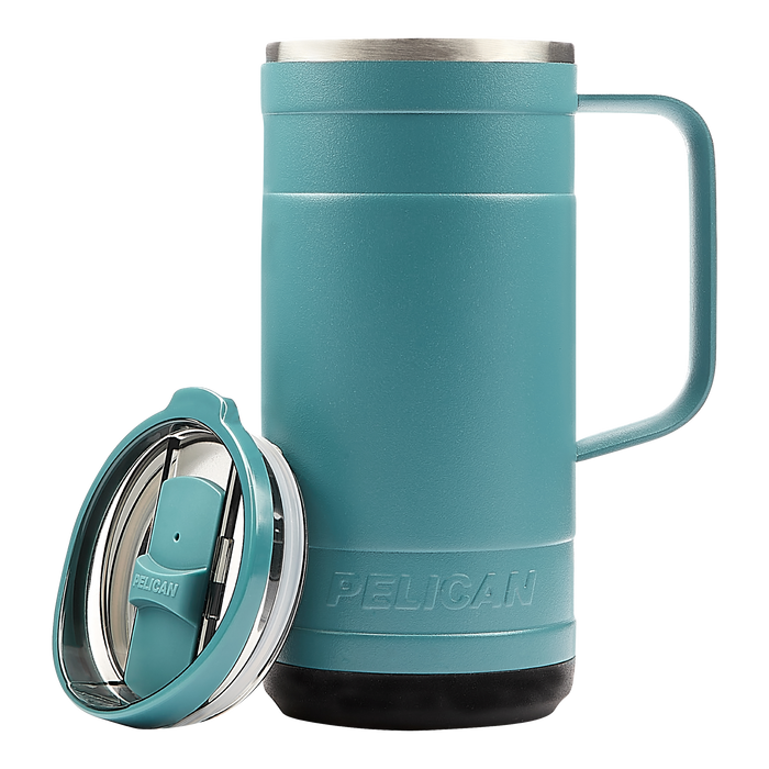 PL1009 Ridge 18 oz. Recycled Double Wall Stainless Steel Mug