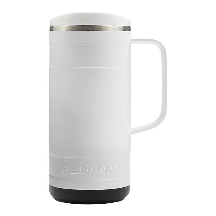 PL1009 Ridge 18 oz. Recycled Double Wall Stainless Steel Mug