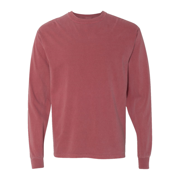 Sales, Dyed 6014 — Tee Heavyweight Ringspun Long Inc Sleeve Shilling Garment