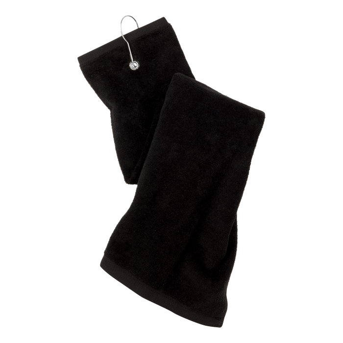 TW50 Grommeted Tri-fold Golf Towel — Shilling Sales, Inc
