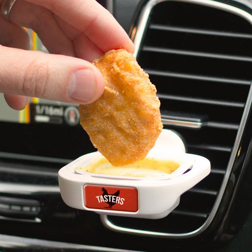 You Can Buy A Sauce Holder That Will Help You Eat While You Drive